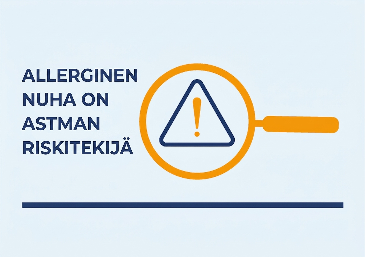 Kuvake, jossa on suurennuslasi sekä riskiä ja vaaraa kuvastava merkki